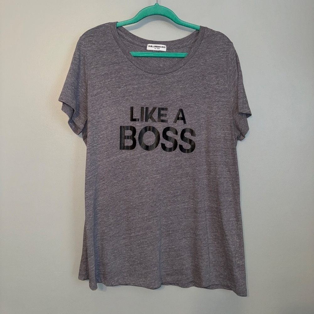 Sub_Urban Riot Suburban Classic Short Sleeve Graphic Tee Like A Boss Size 3X